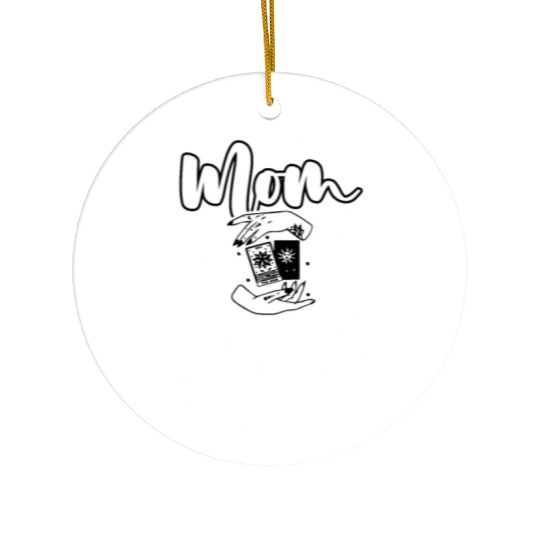 Funny Tarot Reader Mom Definition Tarot Card Ceramic Ornaments