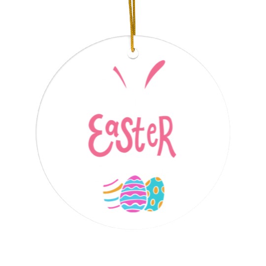 This Is My Easter Pajama Sunday Egg Hunt Holiday Ceramic Ornaments