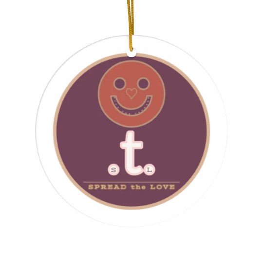 SPREAD the LOVE Ceramic Ornaments