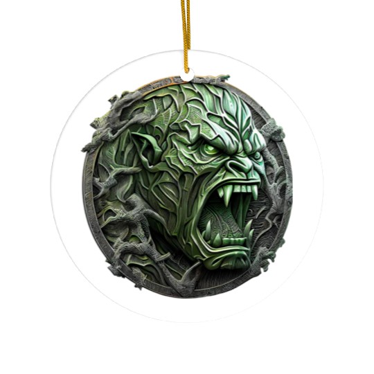 Angry Hulk Ceramic Ornaments