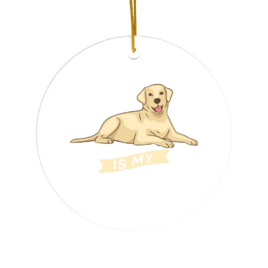 Labrador A Labrador Is My BFF Ceramic Ornaments