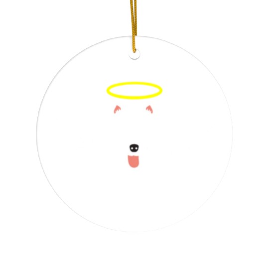 Angel dog Ceramic Ornaments