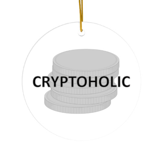 Cryptoholic COIN GREY Ceramic Ornaments