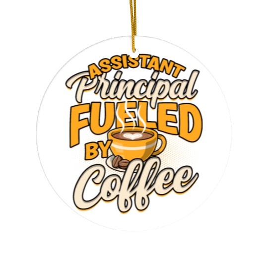 Assistant Principal Back School Teacher Principal Ceramic Ornaments