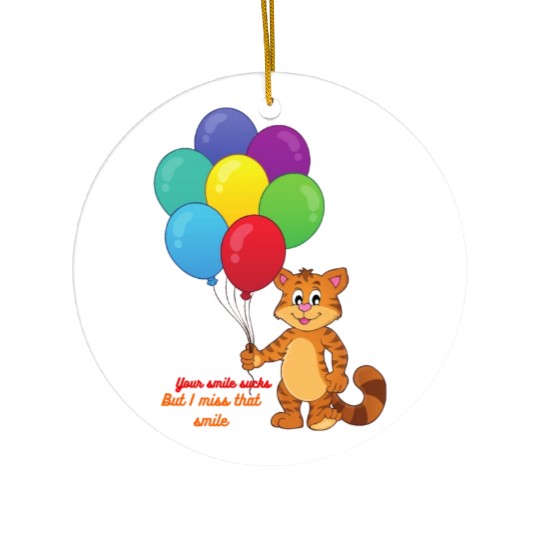 surprise bestie Ceramic Ornaments