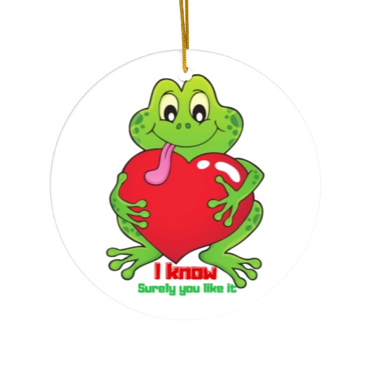 soulmate my bestie Ceramic Ornaments