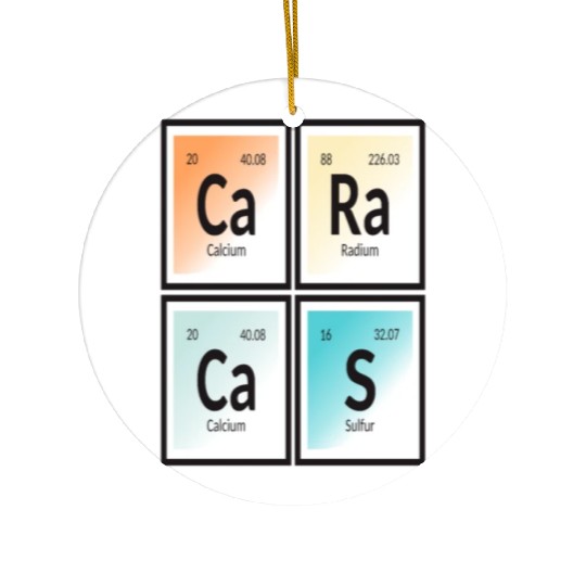 Caracas | Periodic Table of Elements Ceramic Ornaments
