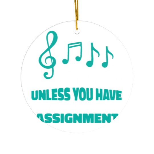 Music Teacher Notes Ceramic Ornaments