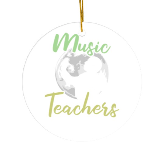 Music Teacher Funny Ceramic Ornaments
