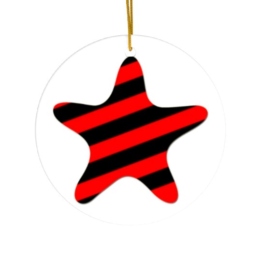 CUTE STARFISH NEON Ceramic Ornaments