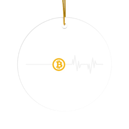 Bitcoin Cryptocurrency Bitcoin BTC Ceramic Ornaments