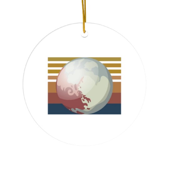 PLUTO NEVER FORGET 1930-2006 Ceramic Ornaments