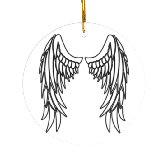 angel wing Ceramic Ornaments