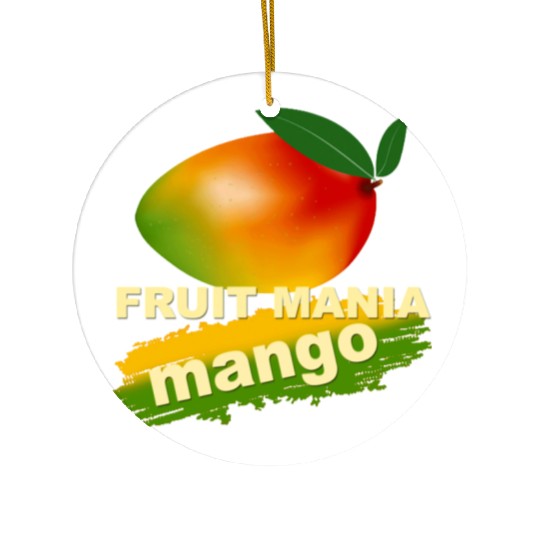FRUIT MANIA MANGO Ceramic Ornaments