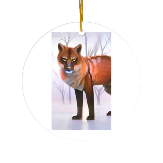 Fox Ceramic Ornaments