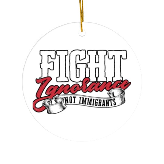 US Immigrant Indigenous USA Immigrants america Ceramic Ornaments