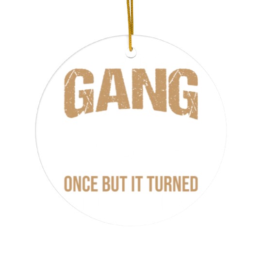 Book Club Gang Joke Pun Saying Slogan Ceramic Ornaments