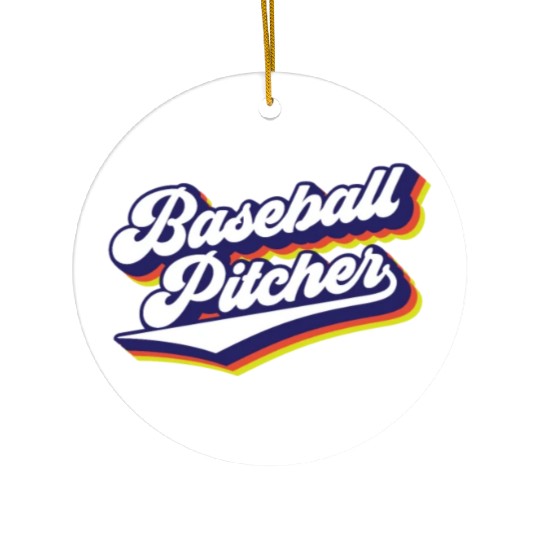 Baseball Pitcher Sayings Player Hobby Ceramic Ornaments