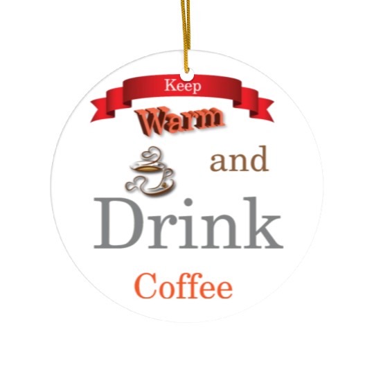Coffee Ceramic Ornaments