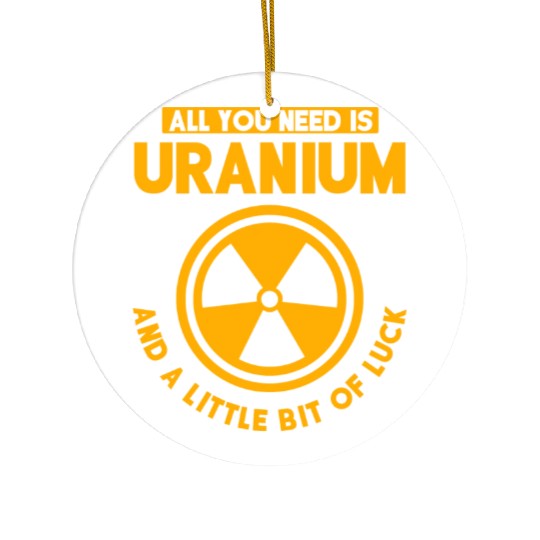 Nuclear Engineer, nuclear, science Ceramic Ornaments