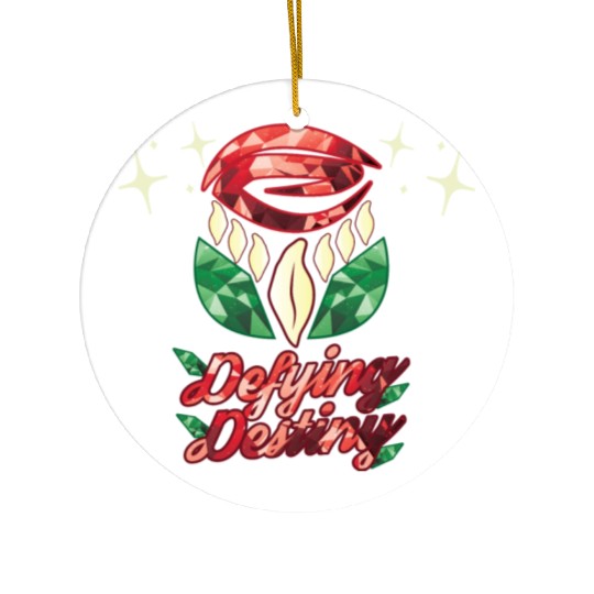 Defying Destiny Ceramic Ornaments