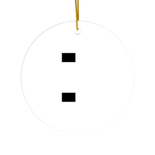 Fearless Circle (Bold and Beautiful) Ceramic Ornaments