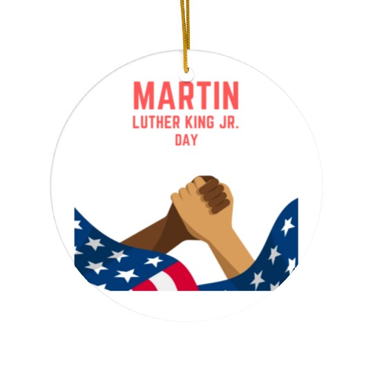 Martin Luther king jr. day Ceramic Ornaments