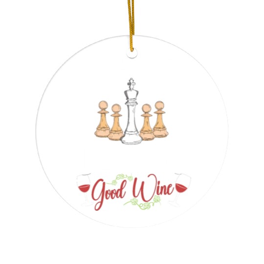 CHESS PLAYER CHESSBOARD CHESS GAME BOARD GAME GIFT Ceramic Ornaments