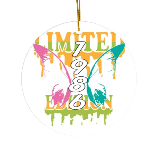 1986 Born Limited Edition Butterfly Gift Ceramic Ornaments