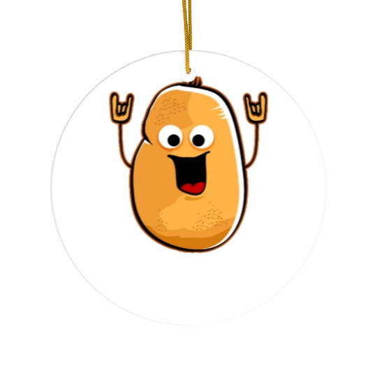 I'm A Potato Sweet Potato Ceramic Ornaments
