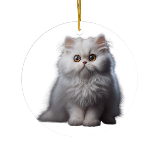 Persian Cat - A Sweet Gift Idea For All Cat Ceramic Ornaments