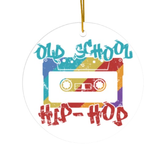 Old School Hip Hop Music Direction Rap Ceramic Ornaments
