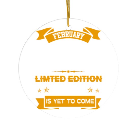 February 1984 Birthday Surprise Ceramic Ornaments