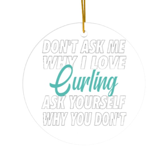 Don't ask me why i love Curling Ceramic Ornaments
