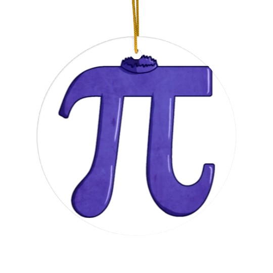 Blueberry Pi - Funny Pi Day Math Teacher Ceramic Ornaments