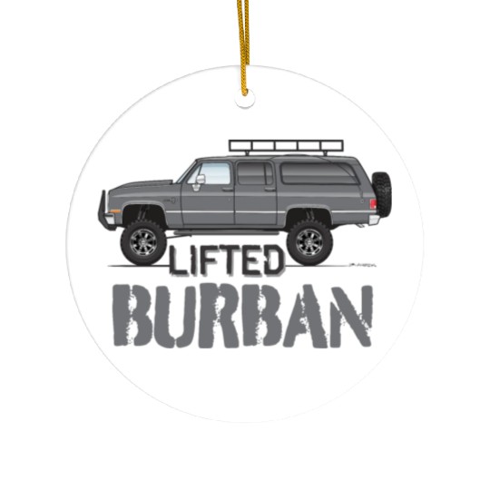 BURBAN Charcoal Ceramic Ornaments