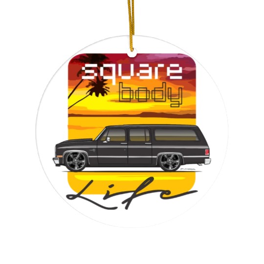 life Midnight Black Ceramic Ornaments