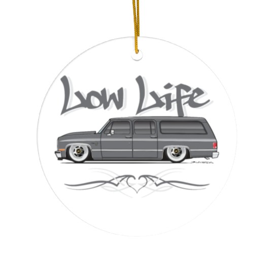 LOWLIFE Charcoal Ceramic Ornaments