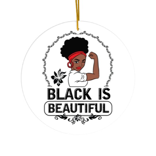 Black Is Beautiful Ceramic Ornaments
