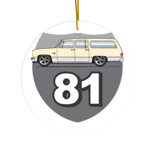 81 Santa Fe Tan Ceramic Ornaments