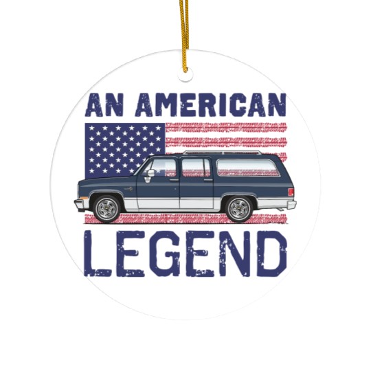 legend Midnight Blue Ceramic Ornaments