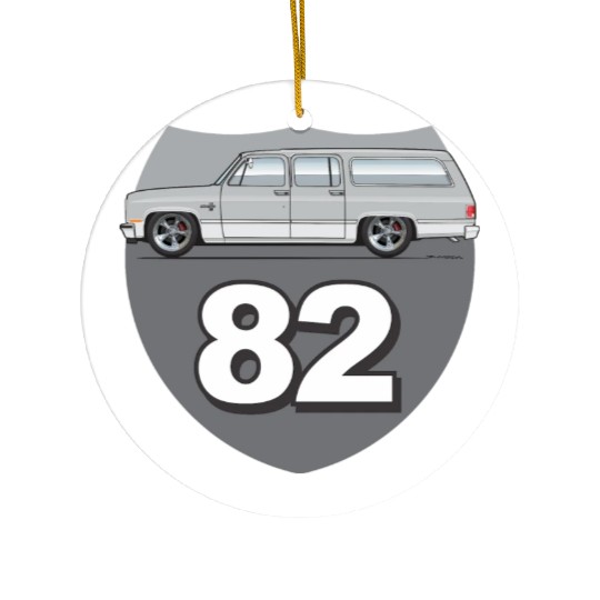 82 Light Silver Ceramic Ornaments