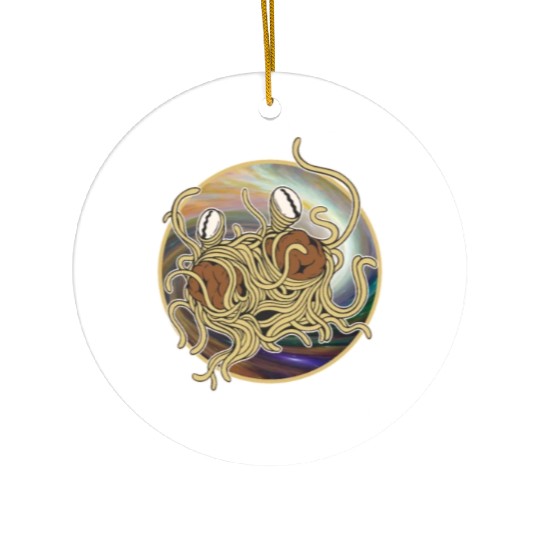 Atheist Atheism Flying Spaghetti Pastafarianism Ceramic Ornaments