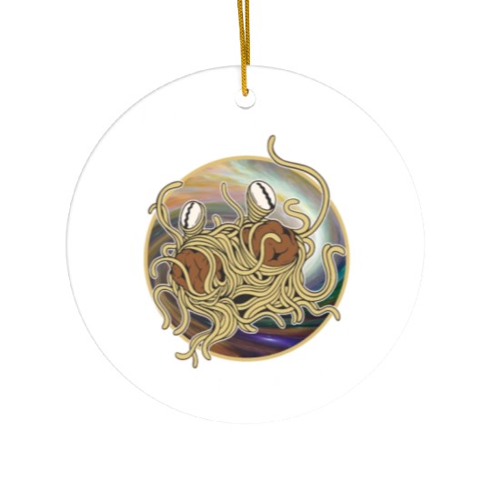 Atheist Atheism Flying Spaghetti Pastafarianism Ceramic Ornaments