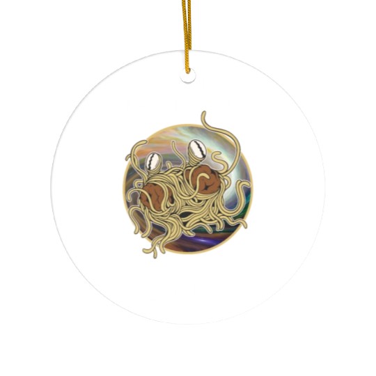 Atheist Atheism Flying Spaghetti Pastafarianism Ceramic Ornaments