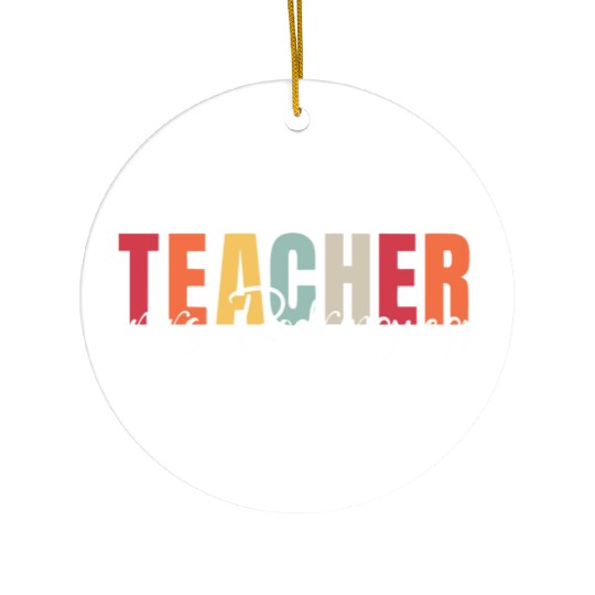 Teacher Ceramic Ornaments