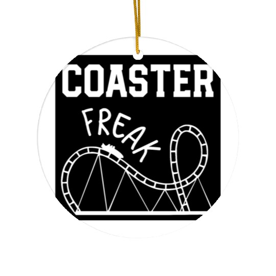 Roller Coaster freak Ceramic Ornaments