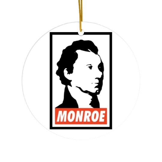 James Monroe Ceramic Ornaments