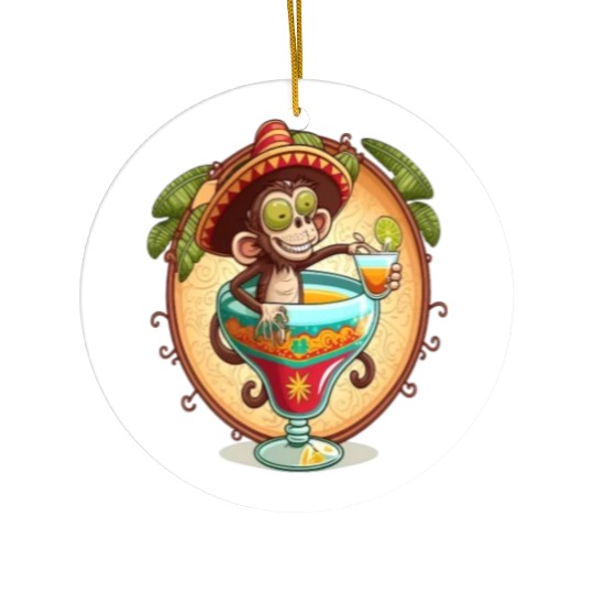 Spider Monkey Animal Lovers Spider Monkey Ceramic Ornaments