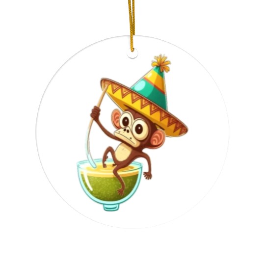 Spider Monkey Animal Lovers Spider Monkey Ceramic Ornaments